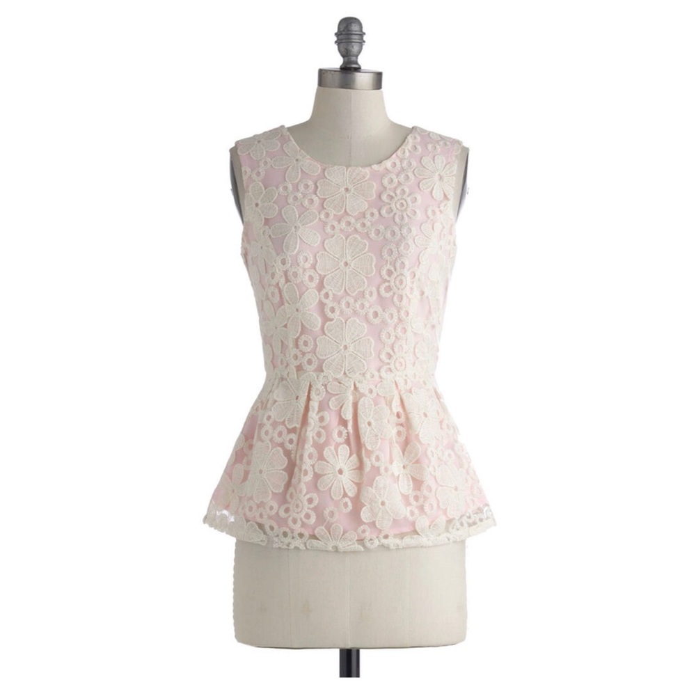 ModCloth Peplum Top